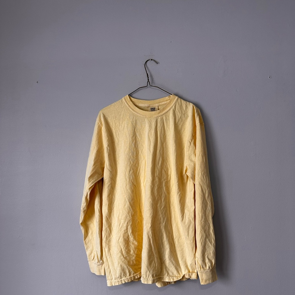 Yellow woman’s long sleeves T-Shirt